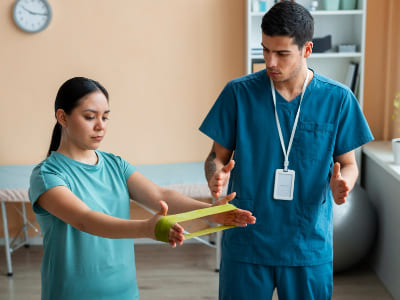 Image of a person with a sprained ankle